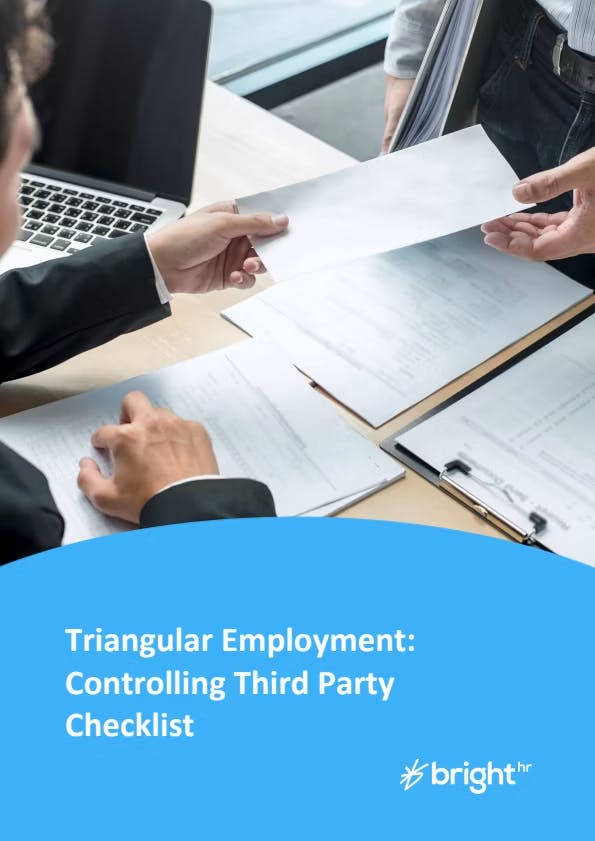 Controlling Third Party Checklist