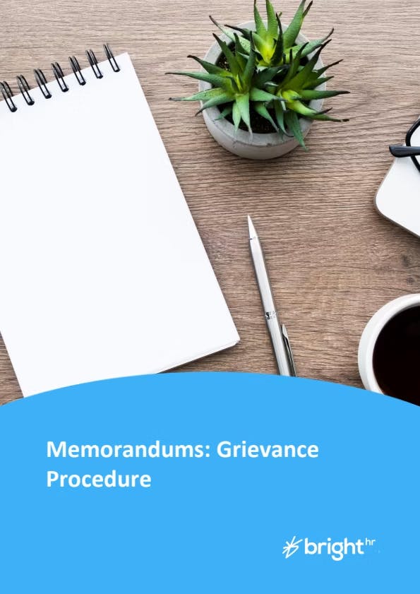 Grievance Procedure Memorandum