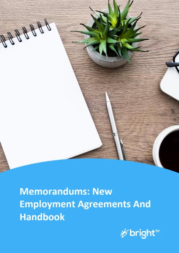 New Employment Agreements and Handbook Memorandum