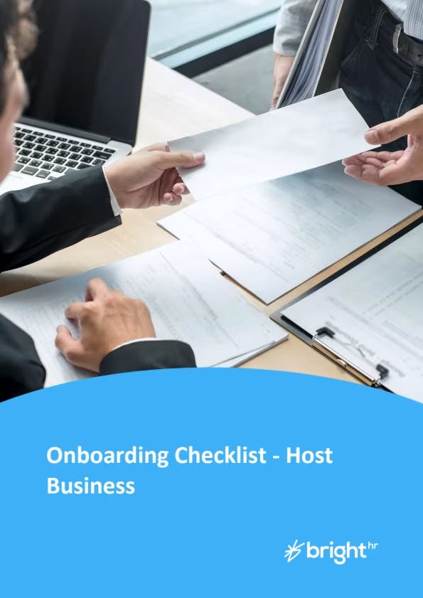 Onboarding Checklist - Host Business