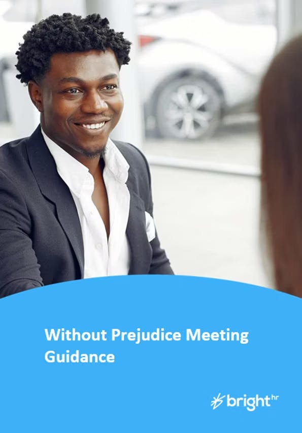 Without Prejudice Meeting Guidance