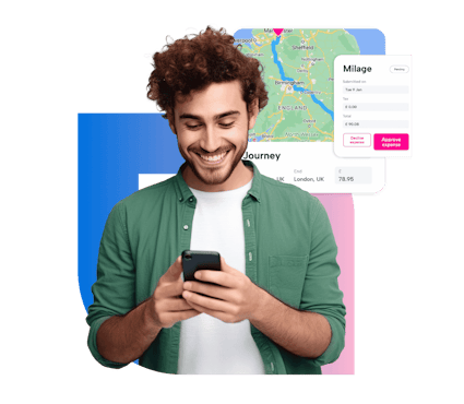 BrightHR Global Picture of man using phone