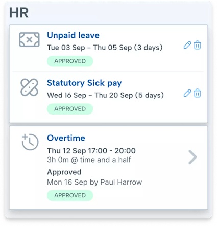 Integrated HR and payroll software