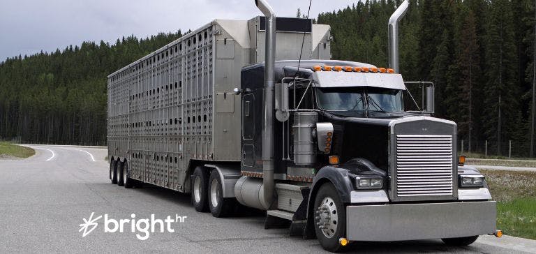 Picture of livestock truck