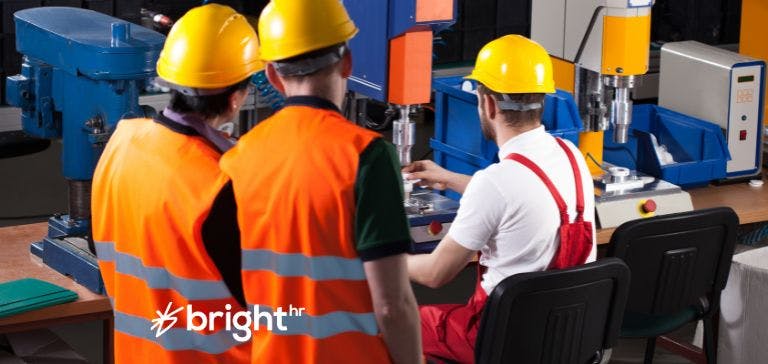Picture of workers in factory