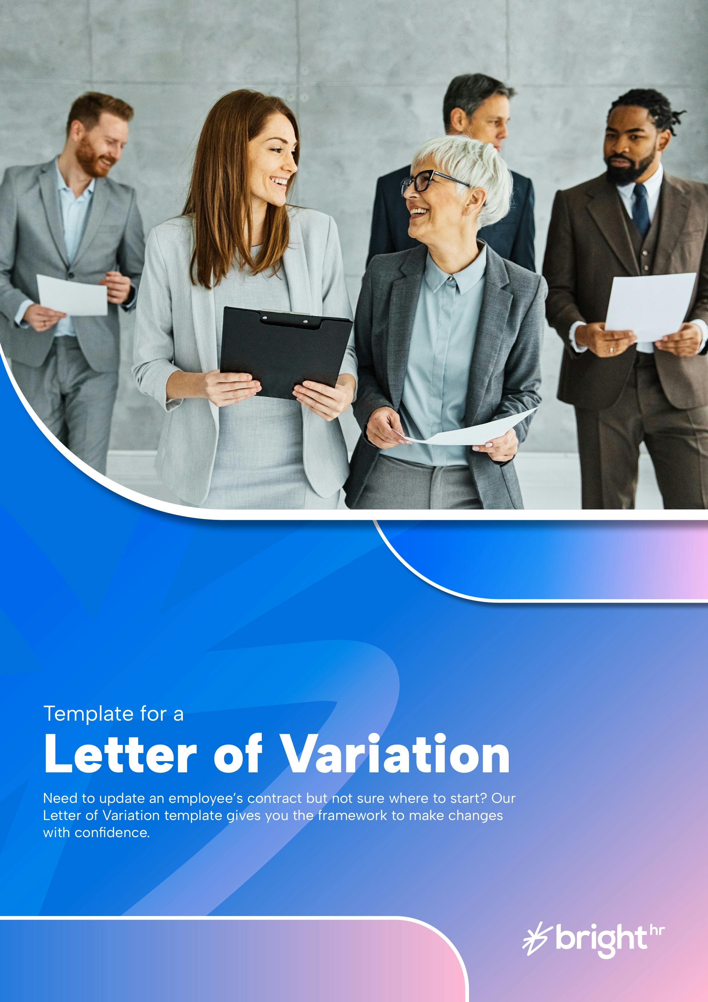 Letter of Variation