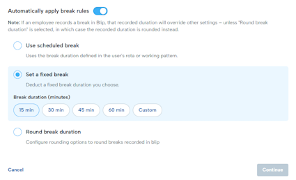 break rules