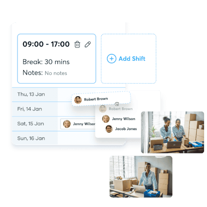 Retail shift and rota management software from BrightHR for Irish retailers