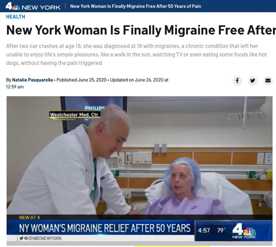 New York Woman Is Finally Migraine Free After 50 Years of Pain