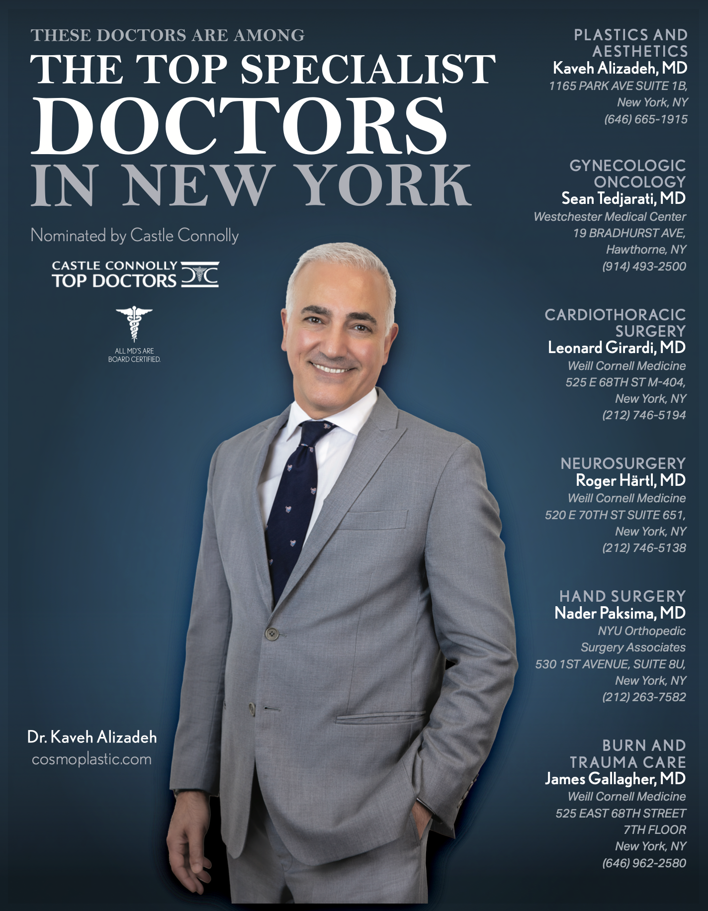Top specialist doctors in New York
