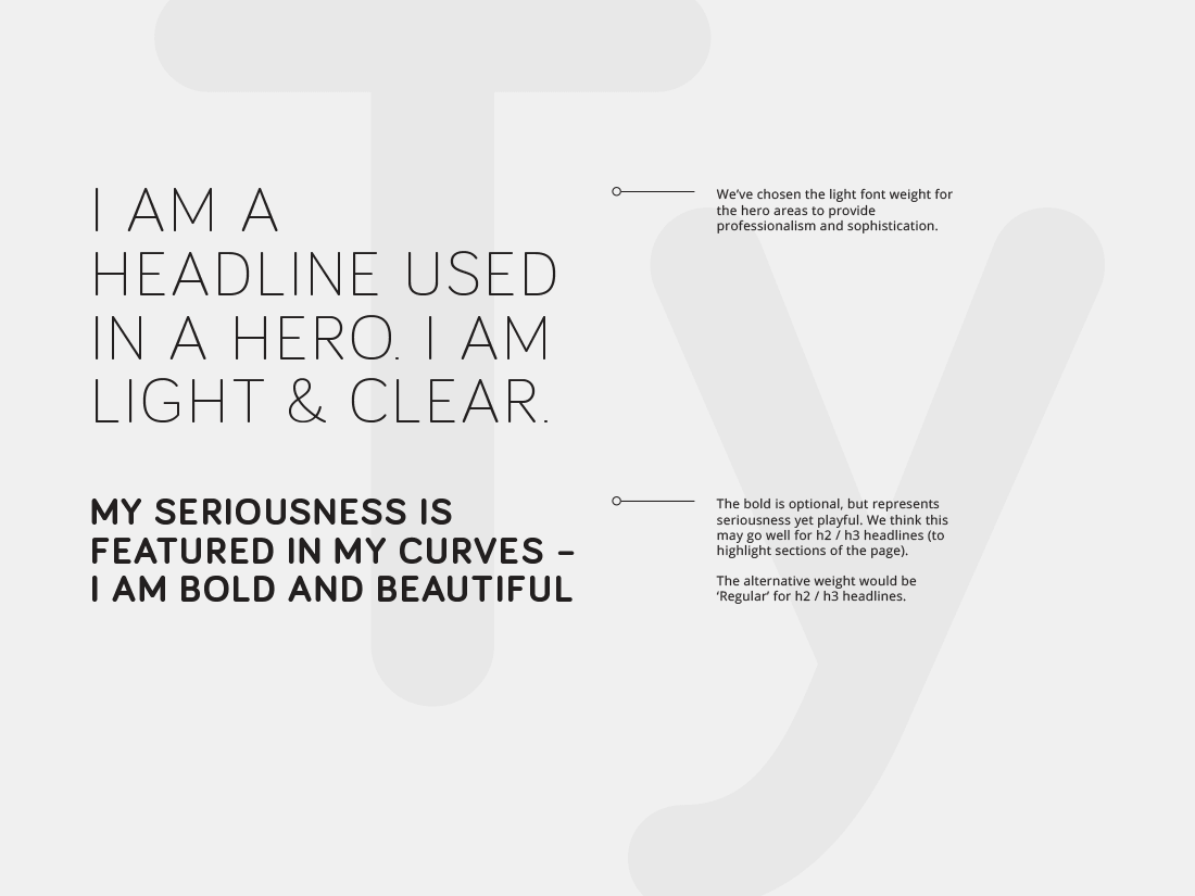 Accredible Typography