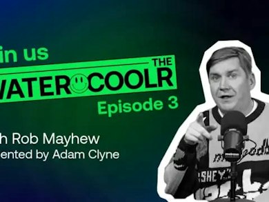 Join us at the Water Coolr podcast episode three with Rob Mayhew