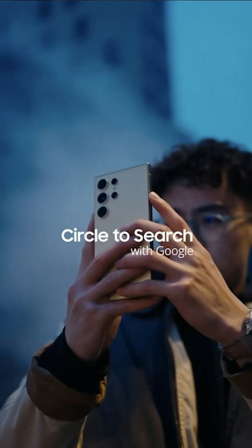 Circle to Search with Google on a Samsung phone