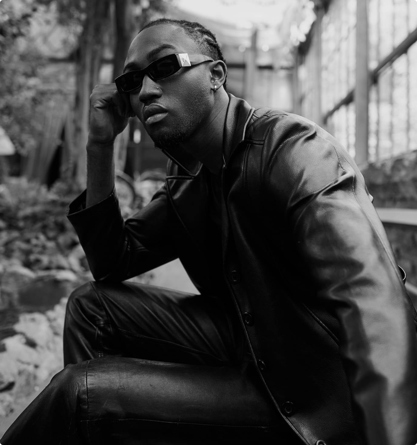 man wearing sunglasses