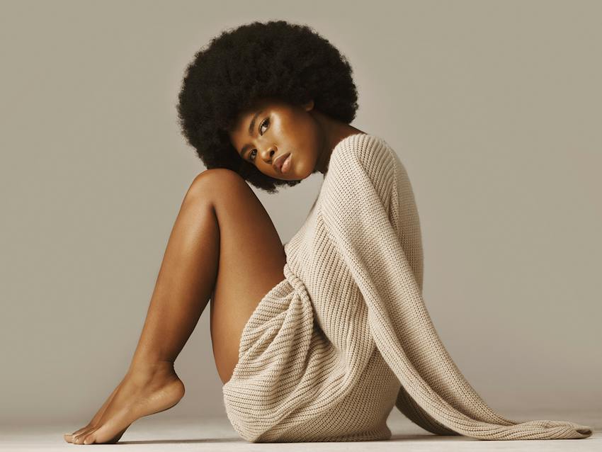 Woman posing