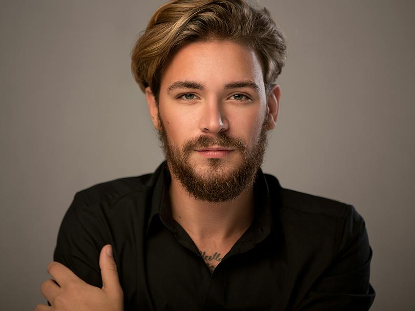 Man smiling