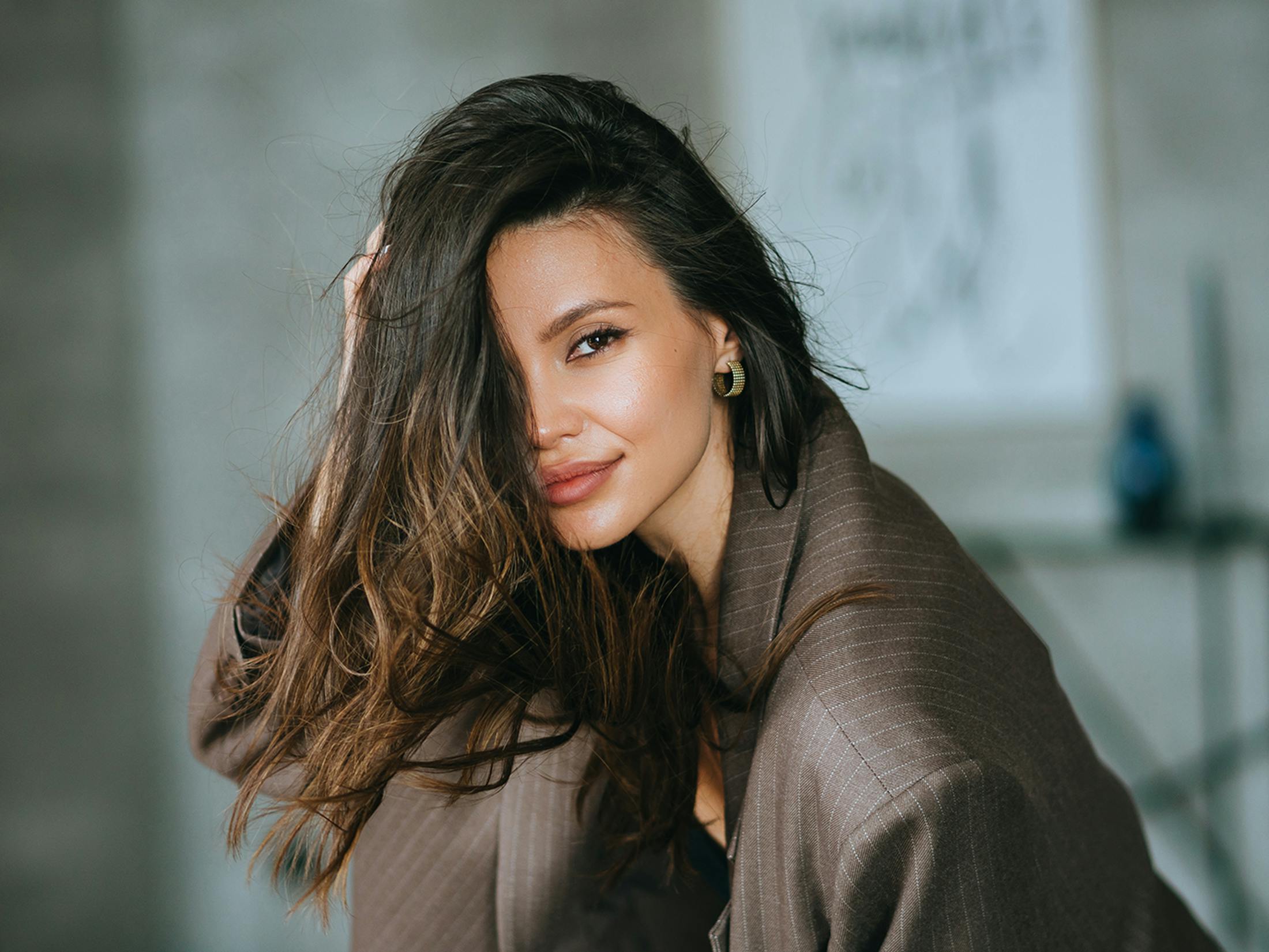 Woman posing