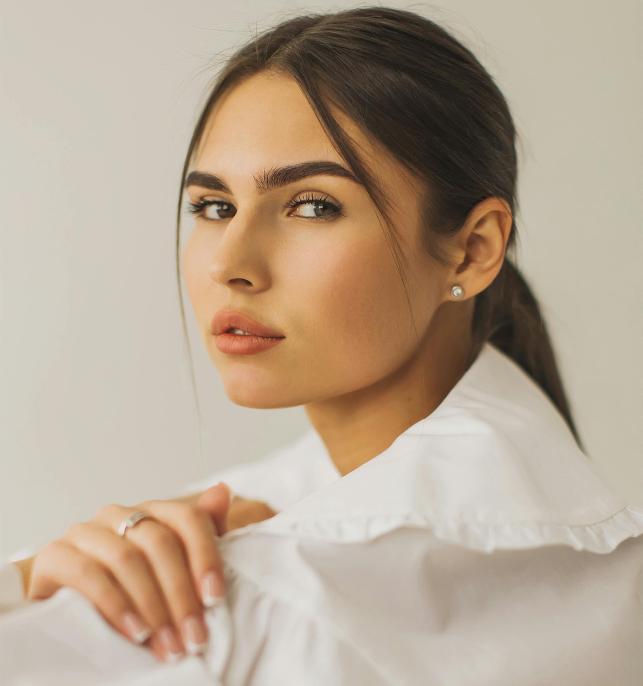 Woman posing