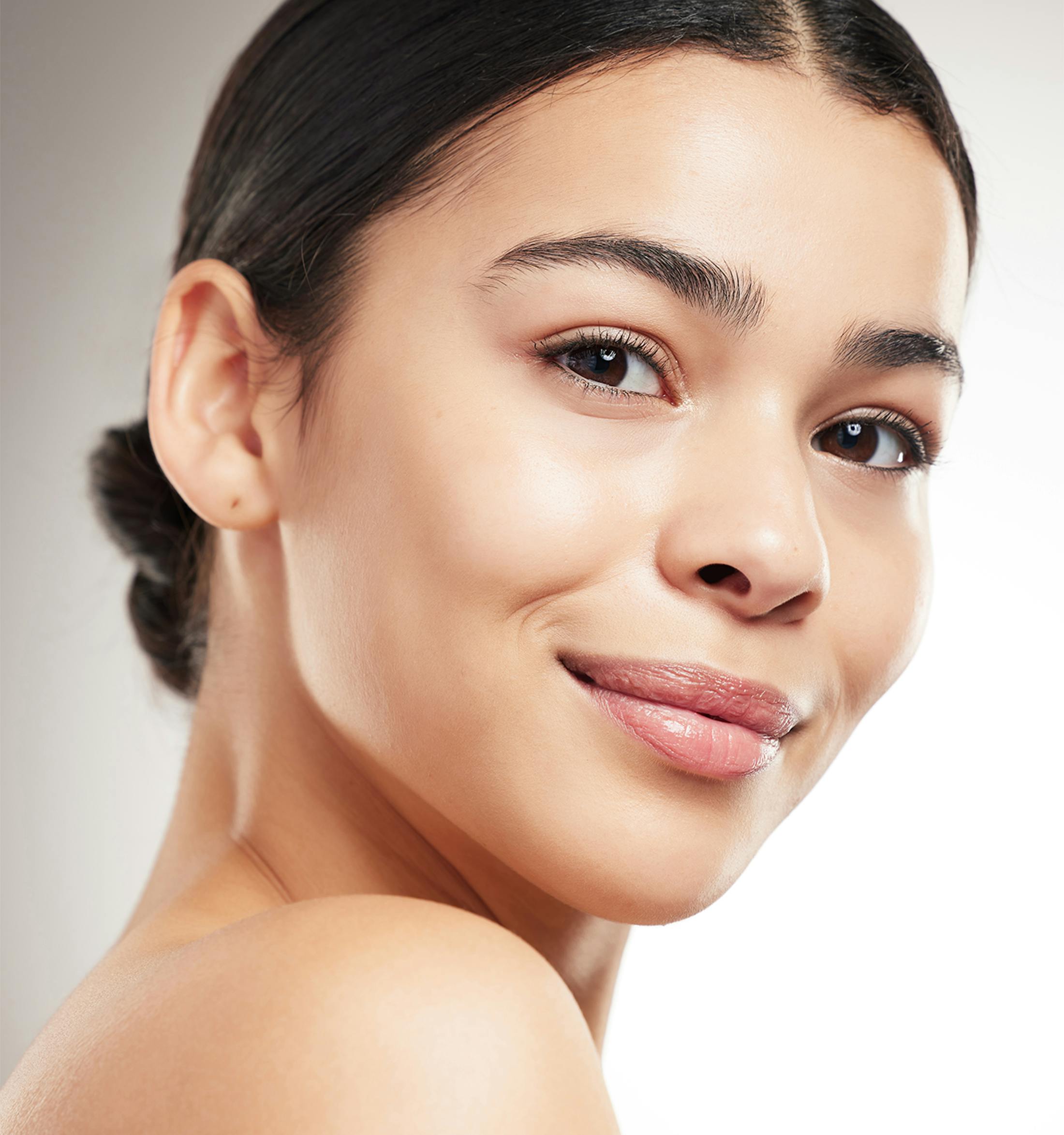 Woman smiling