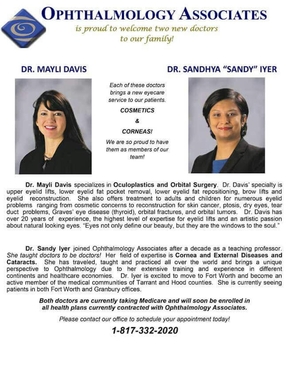 Dr. Davis and Dr. Iyer