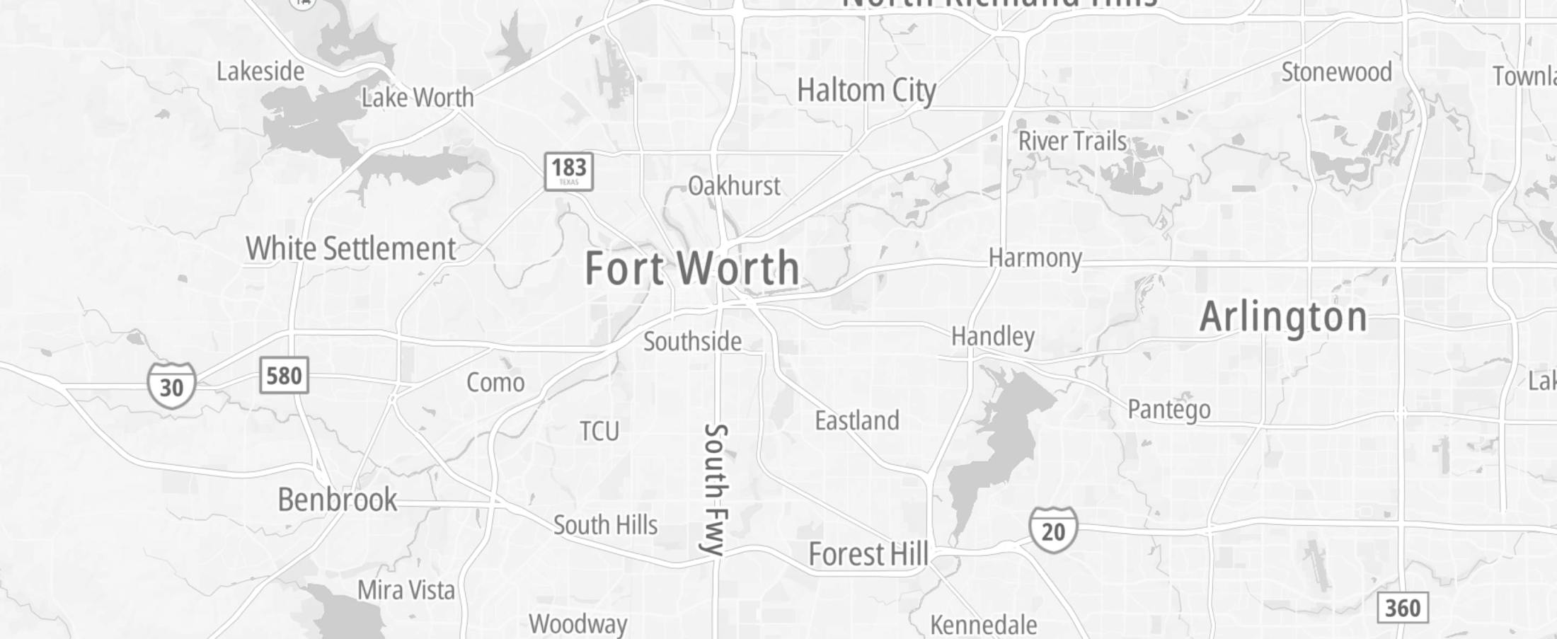Fort Worth map