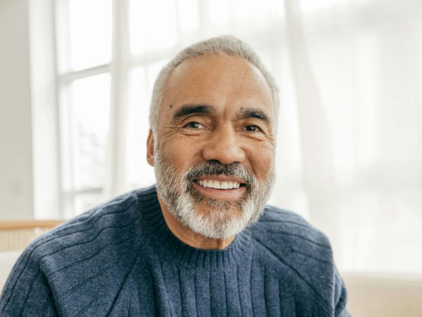 Man smiling