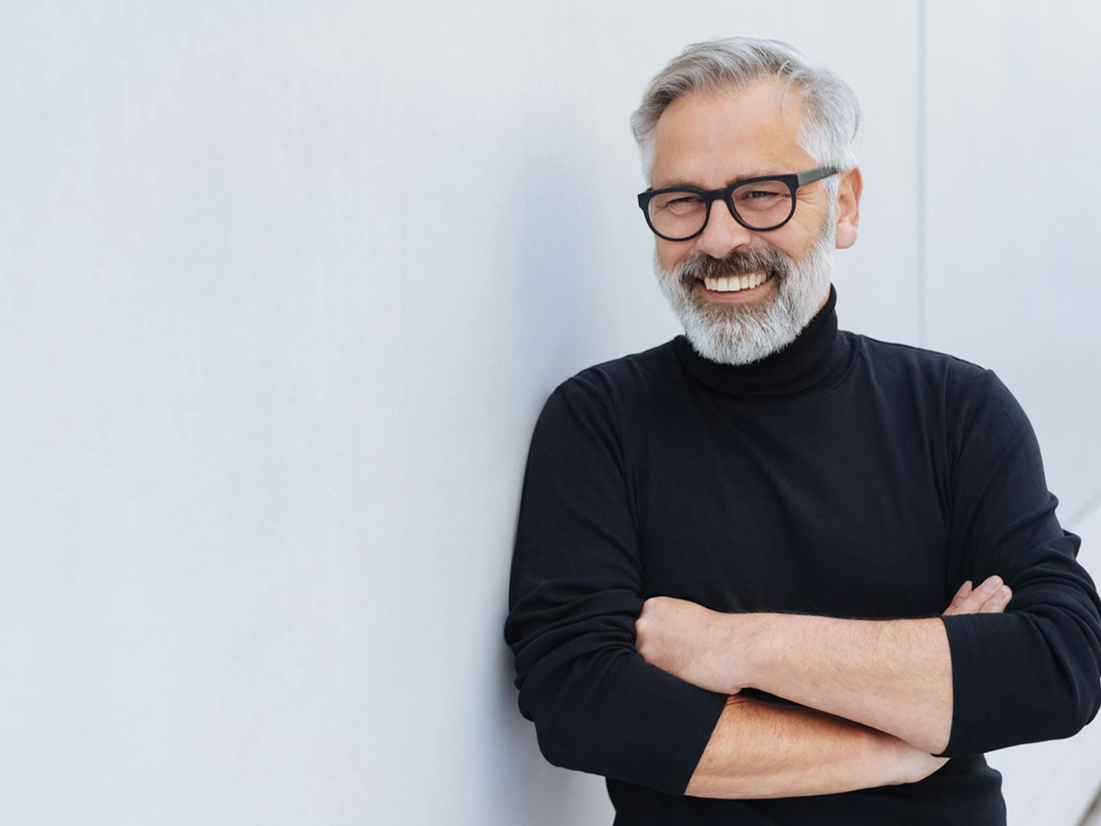 Man smiling