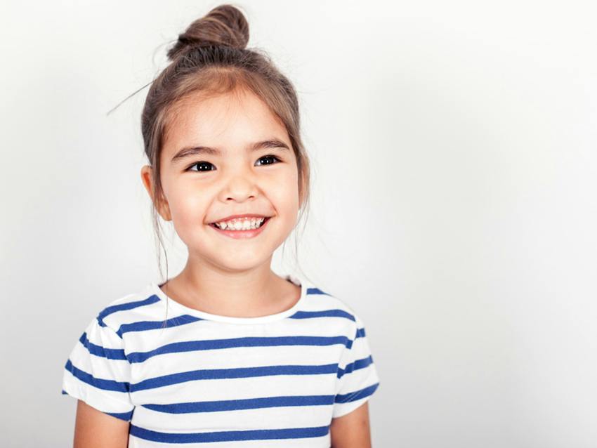 Kid smiling