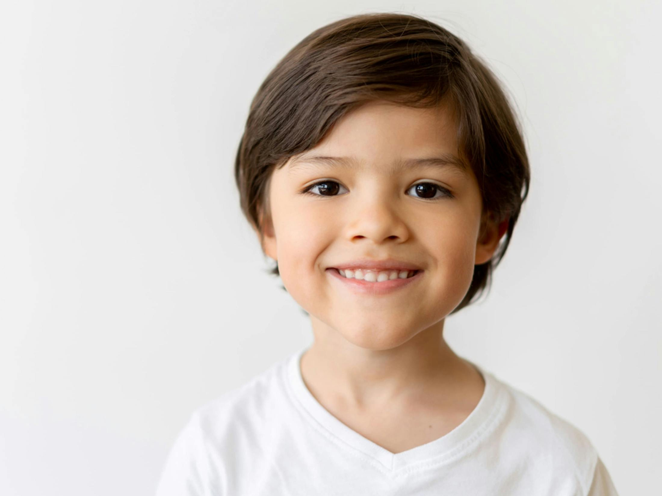 Kid smiling