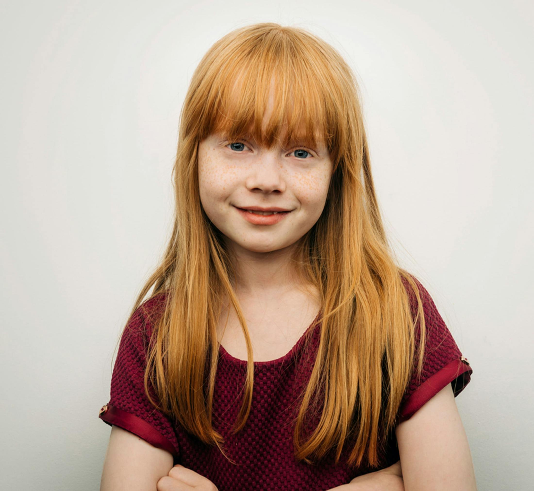Kid smiling