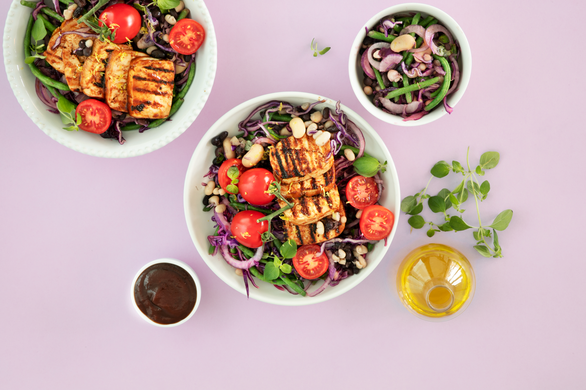 BBQ tofu with bean salad<!-- --> - Lifesum