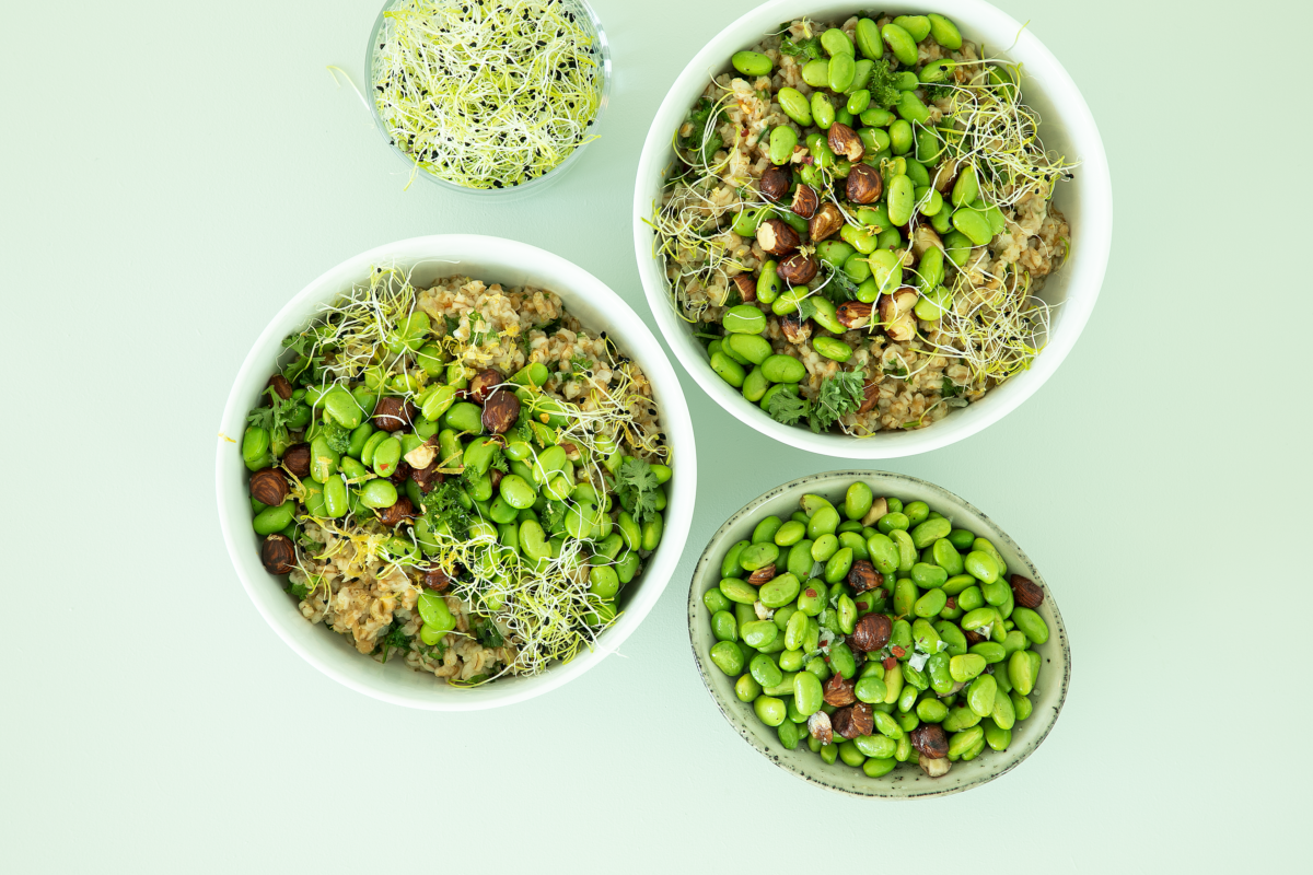 Herb wheat berry risotto Lifesum