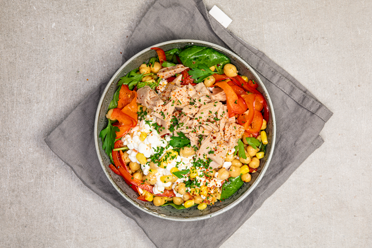 Tuna and chickpea salad Lifesum