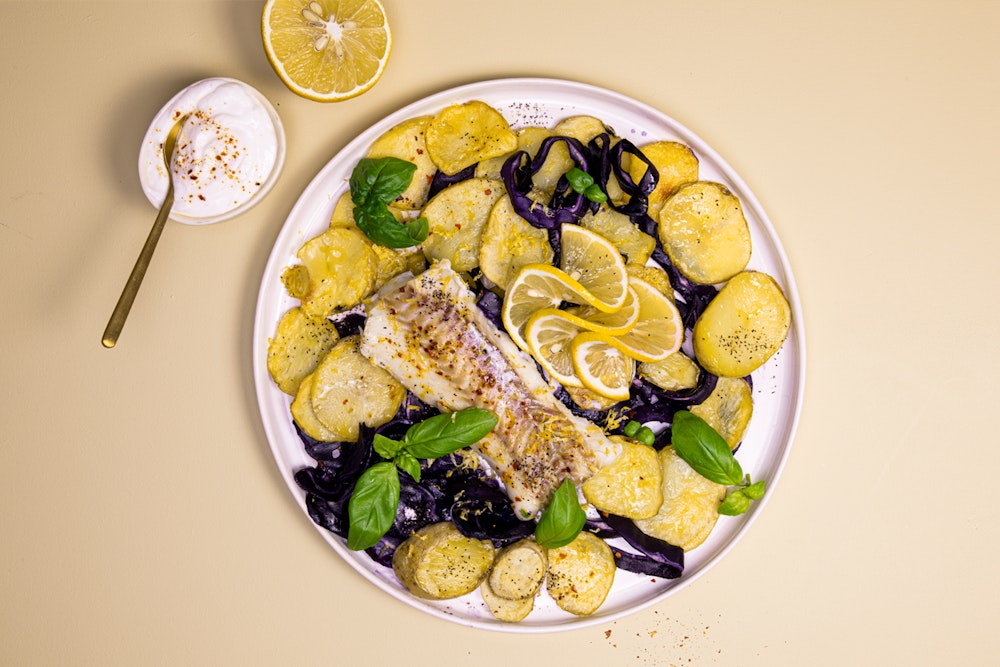 Oven baked cod and cabbage Lifesum