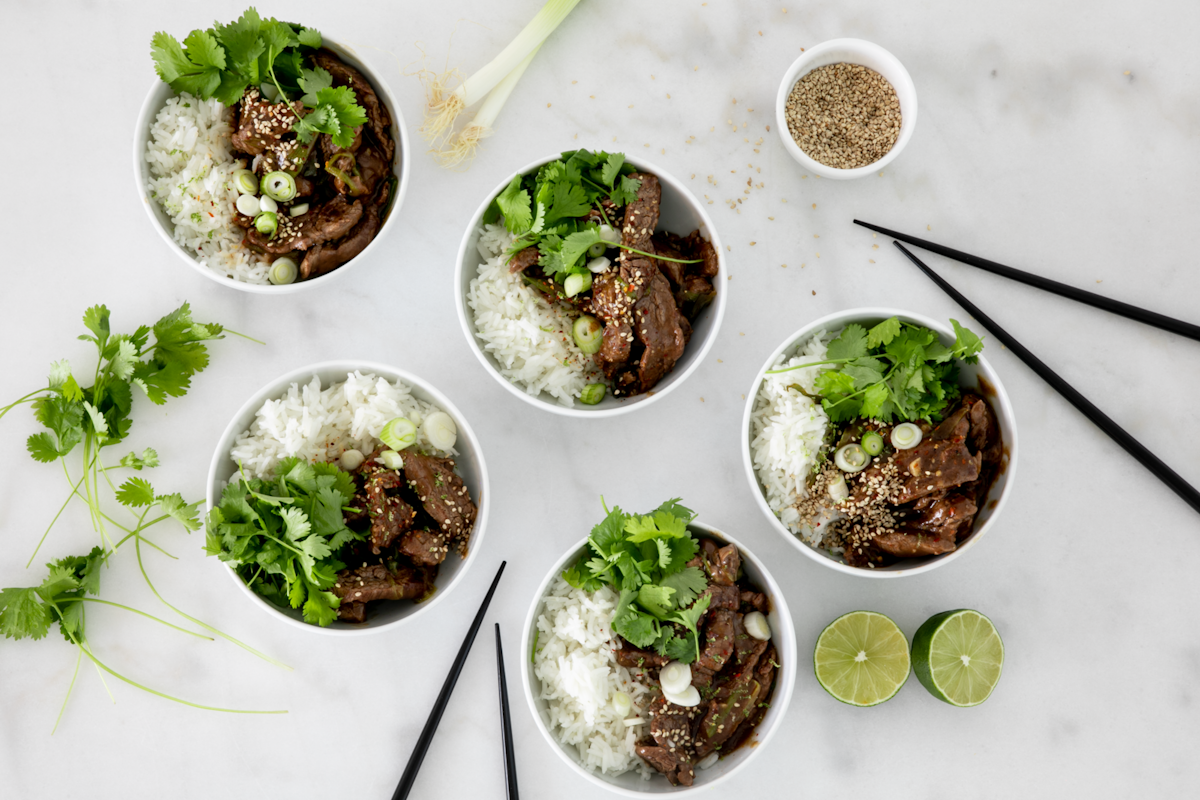 Mongolian beef<!-- -->