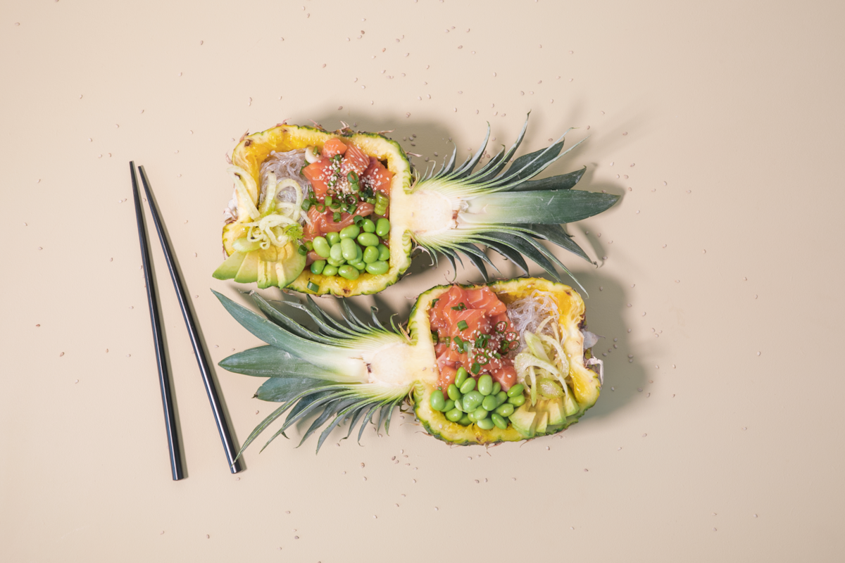 Pineapple Hawaiian poke bowl Lifesum