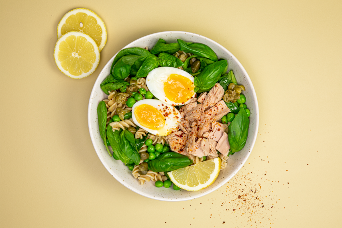 Tuna and pasta salad<!-- --> - Lifesum