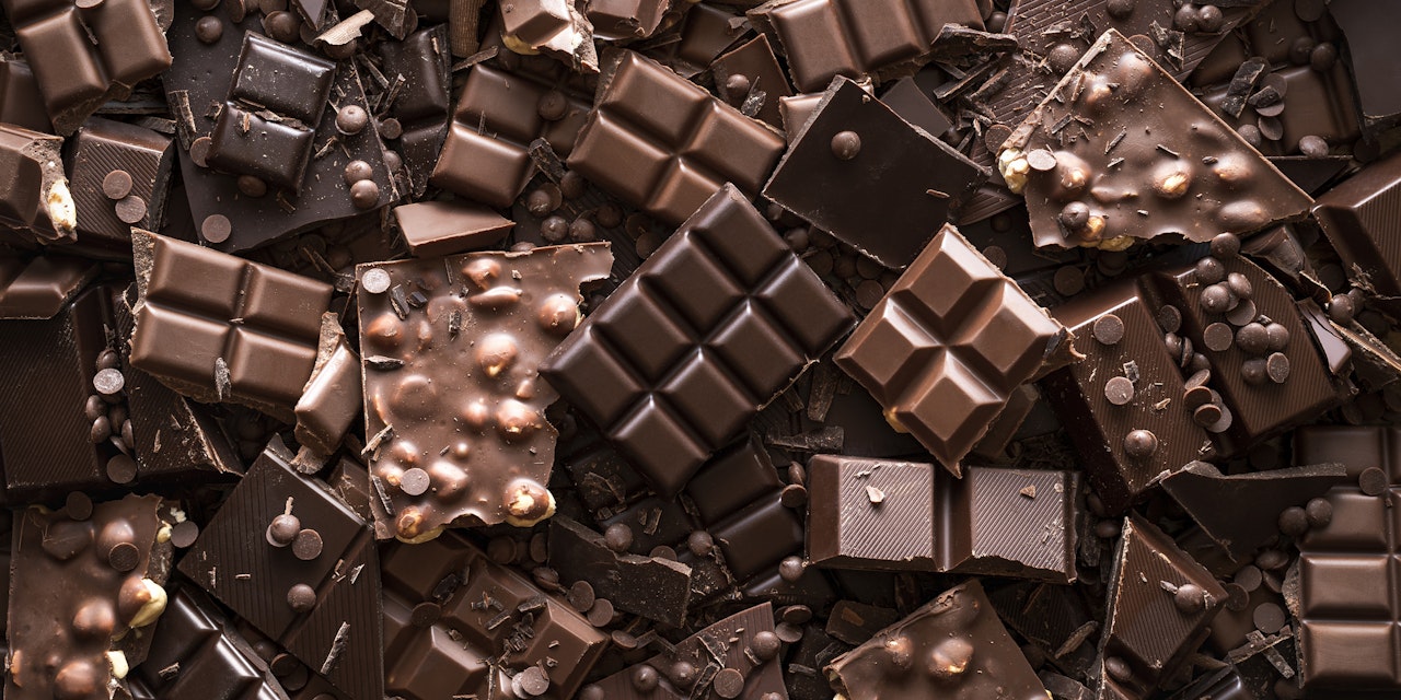 It’s almost Halloween! Milk and dark chocolate pieces