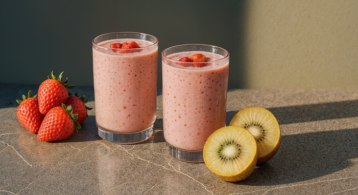 Kiwi-Erdbeer-Smoothie