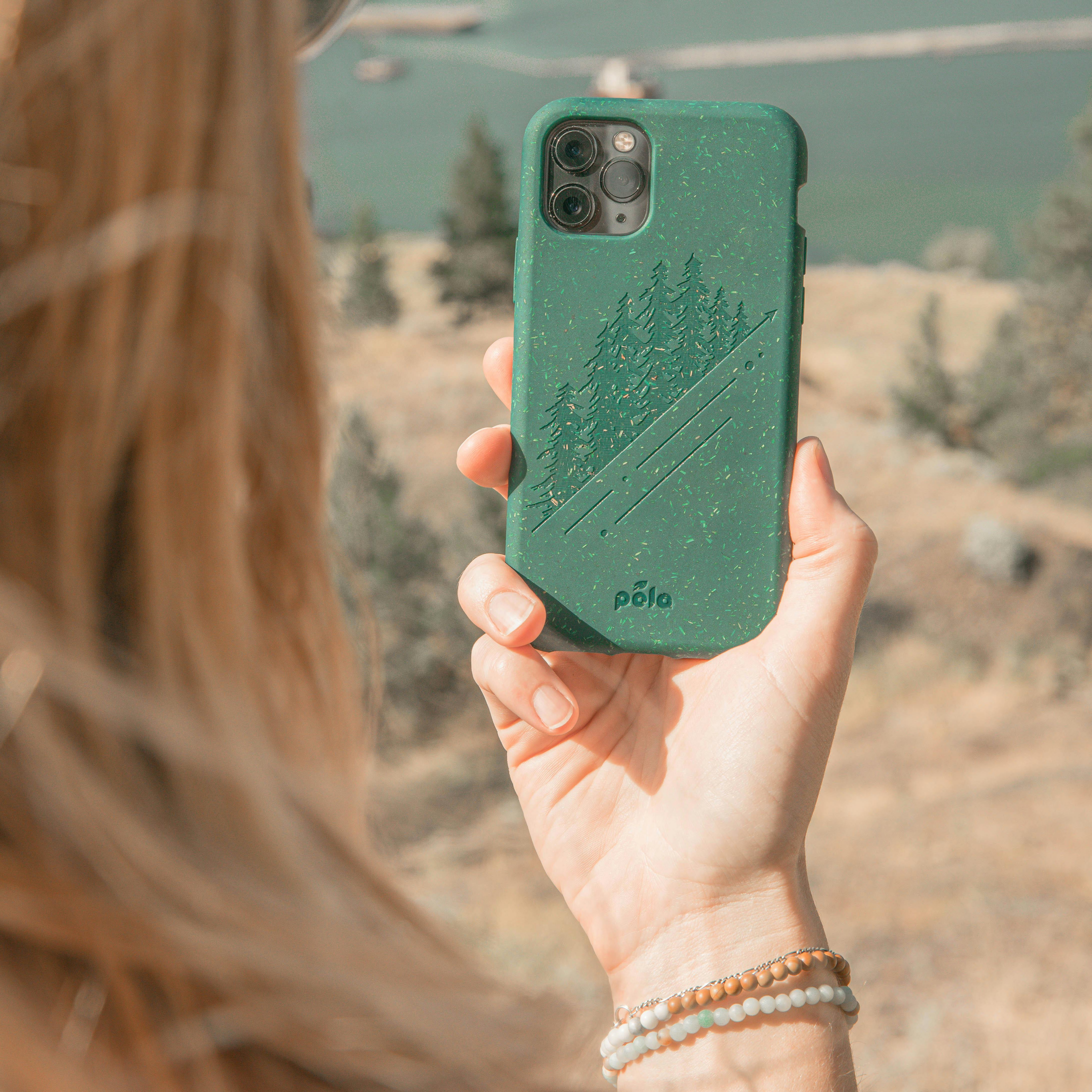 Biodegradable eco-friendly Pela Summit tree phone case