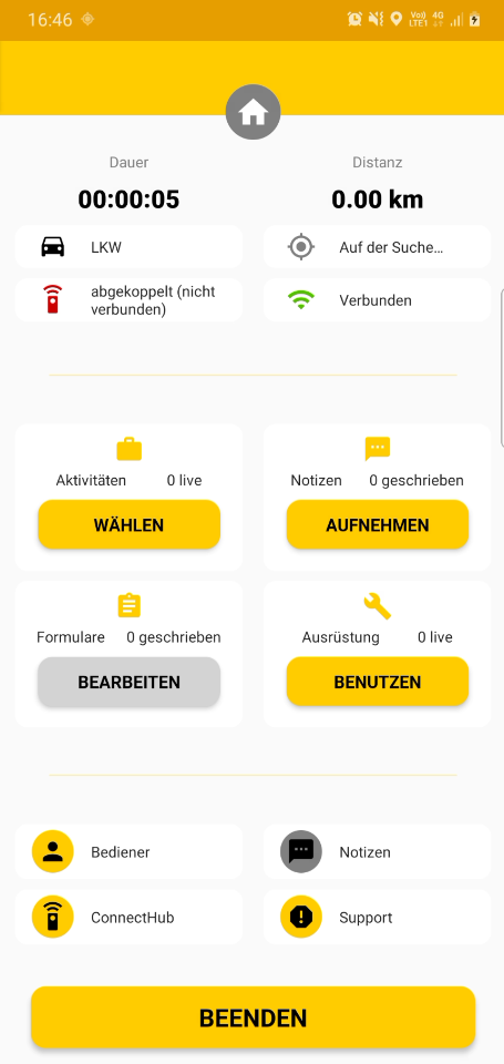 bMoves - Dashboard