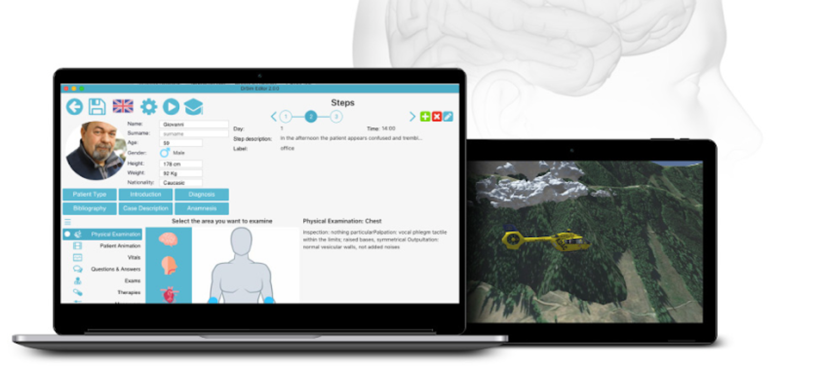 interfaccia software di microsimulazione DrSim