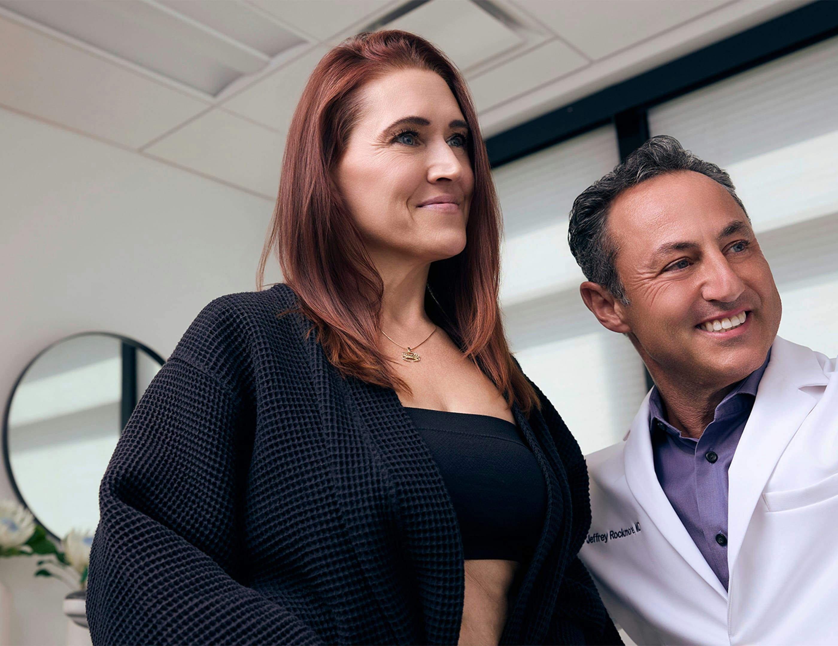 woman with doctor