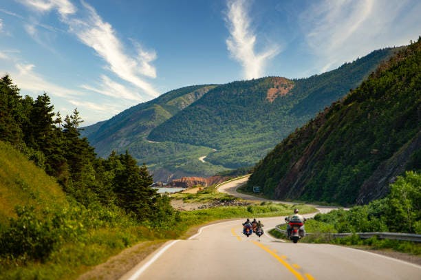 Motorcycle or car ride Image