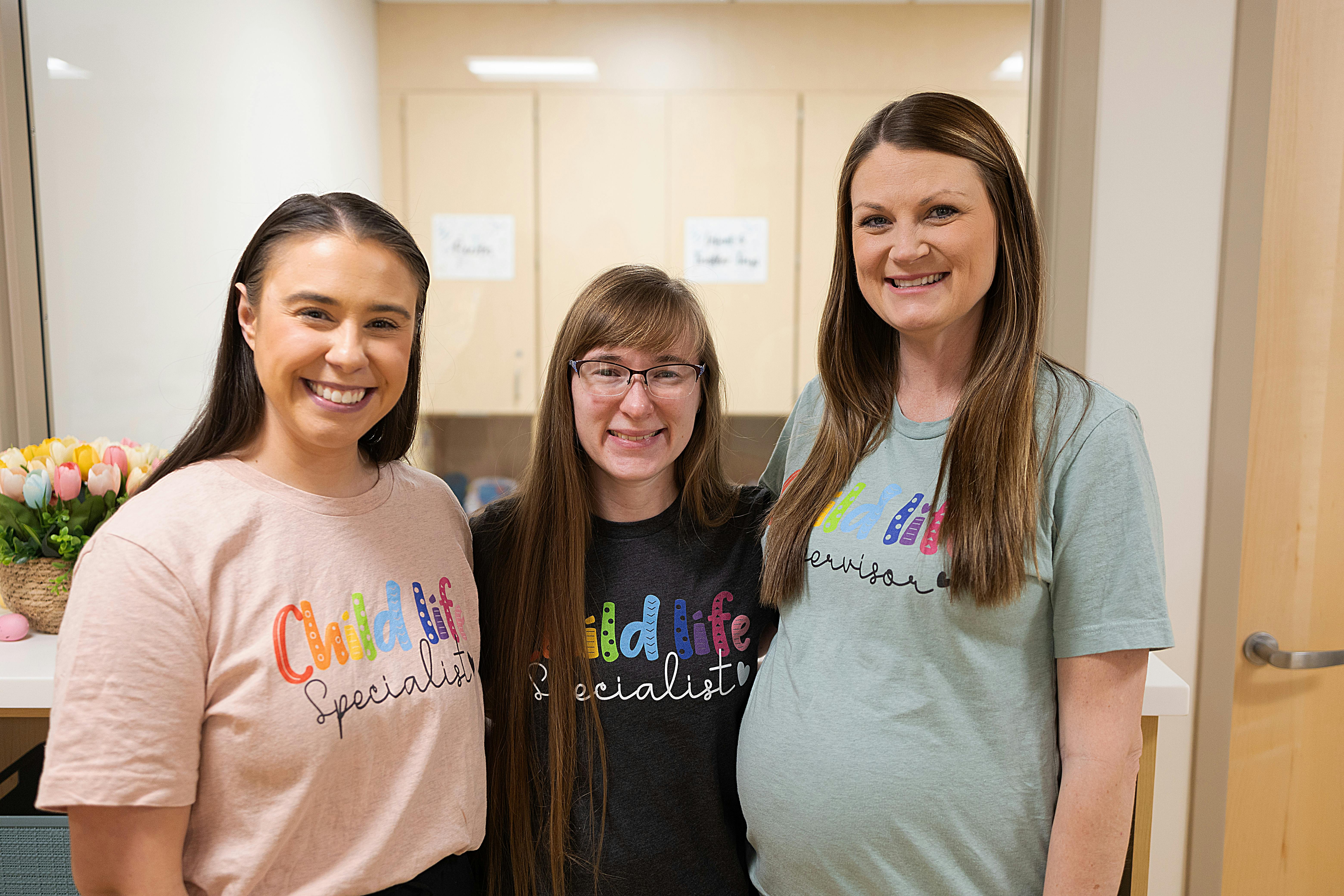 Rachel Bishop, Megan Mezzanotte, and Kristen Gleason-Moore