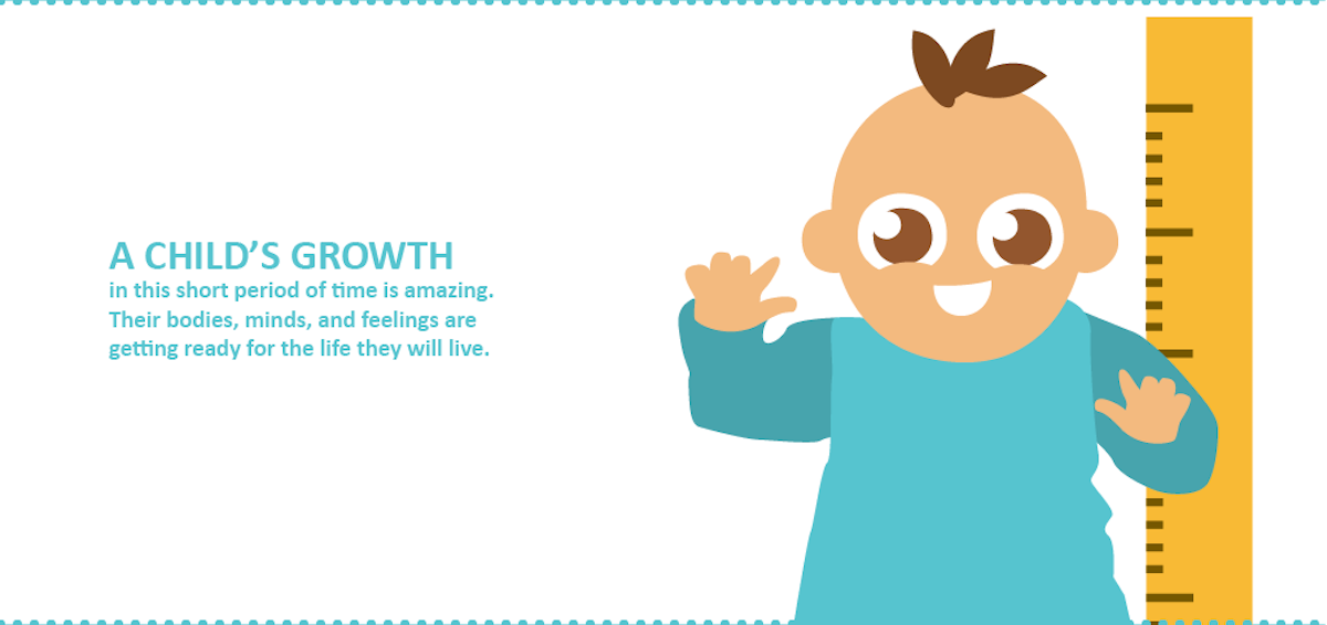 A child's growth is amazing. Their bodies, minds, and feelings are getting ready for the life they will live.