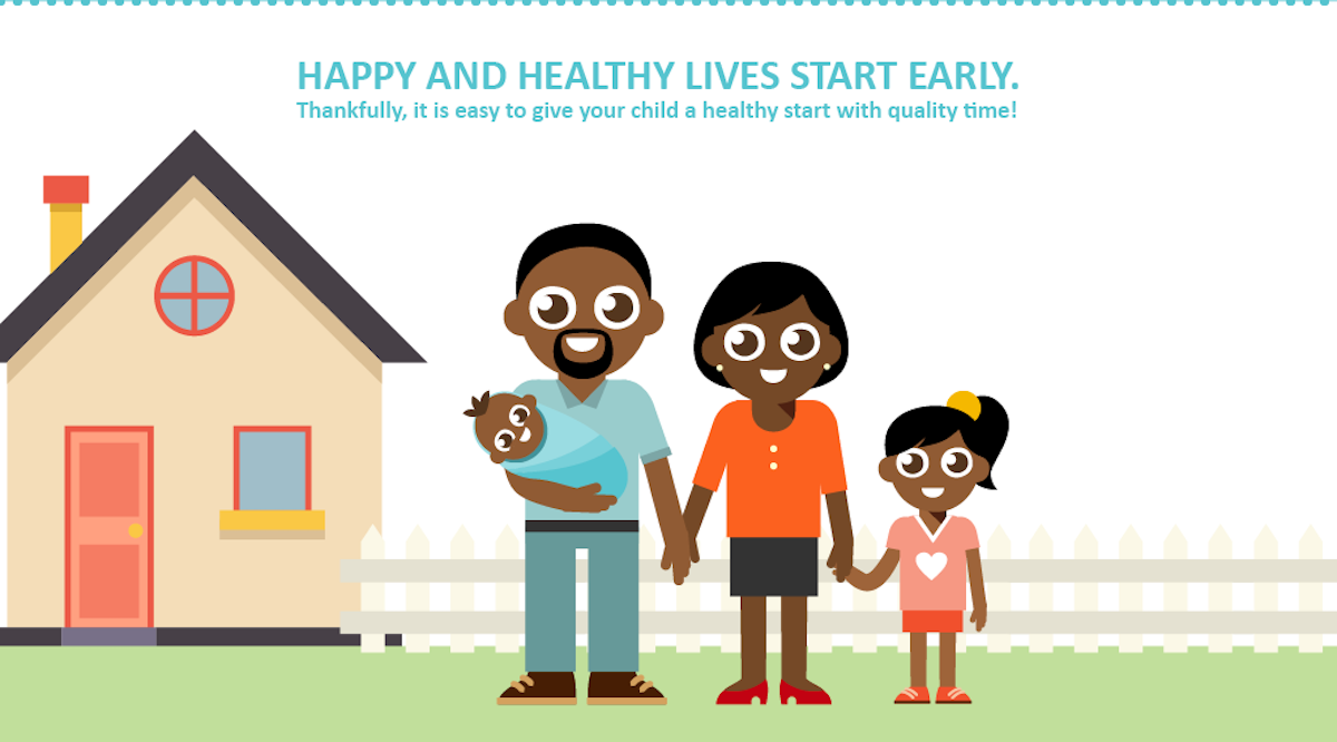 Happy and healthy lives start early. Thankfully, it is easy to give your child a healthy start with quality time!