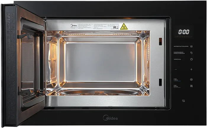 Встраиваемая микроволновая печь Midea MI10257GB, фото 5