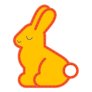 Yellow easter bunny