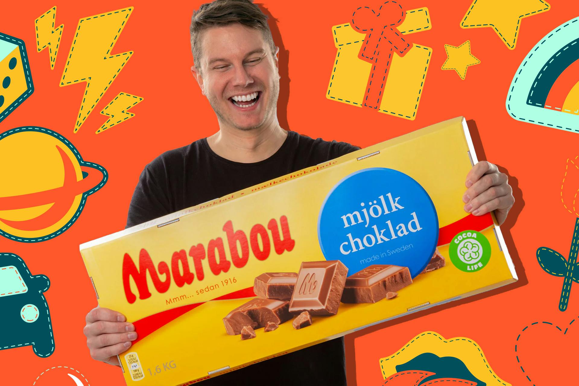 Gigantische Marabou-Schokolade